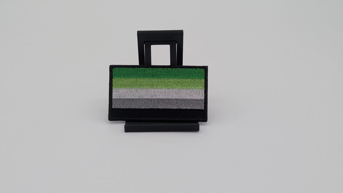 Aromantic Flag Embroidery Morale Patch