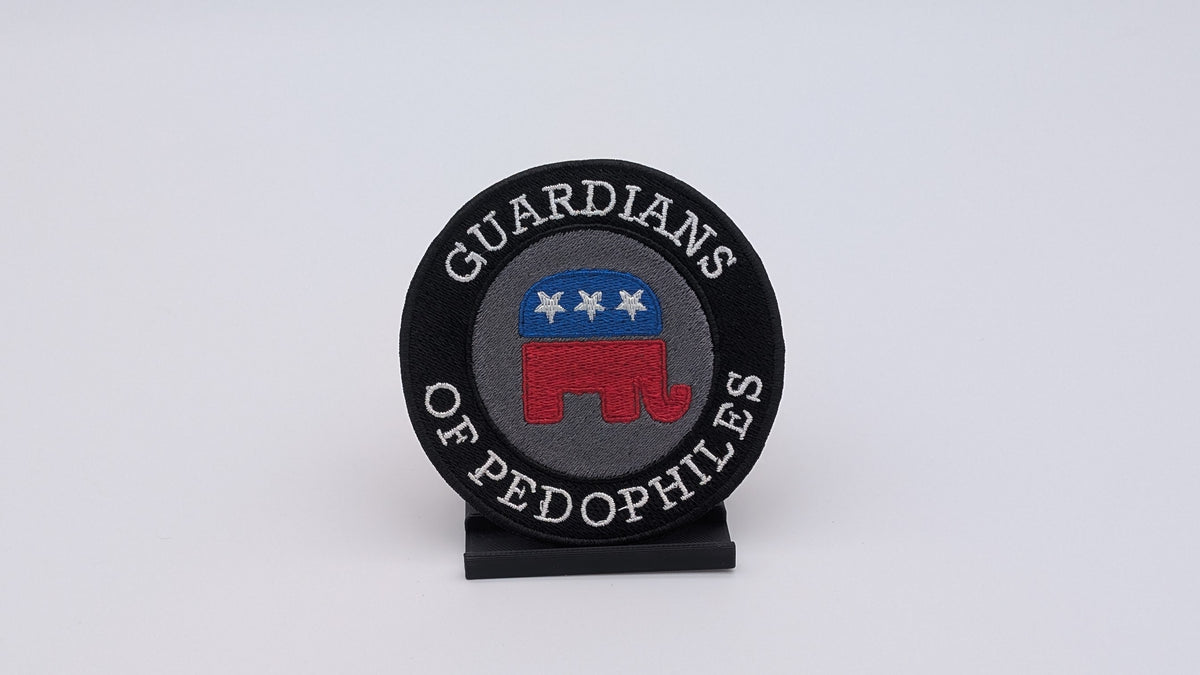 GOP - Guardians of Pedophiles Embroidered Patch