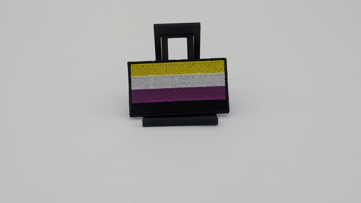 Non-Binary Pride Flag Embroidery Morale Patch